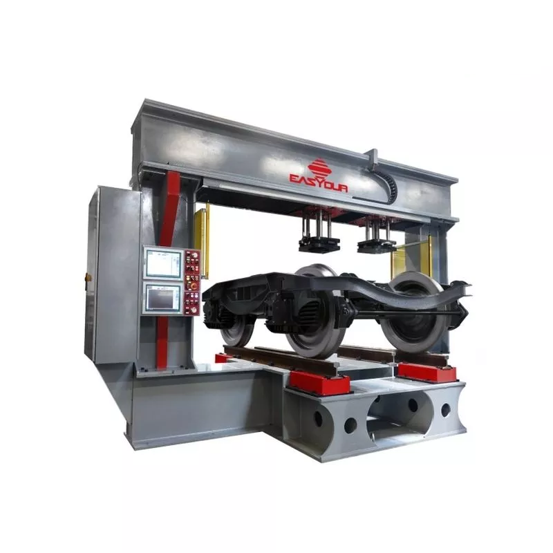 Test stand for measuring load and level, BOGIE TEST STAND